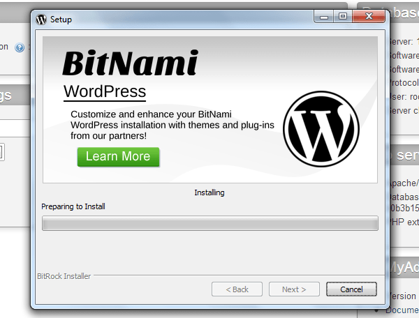 Installing WordPress Locally With XAMPP and BitNami WPFeed